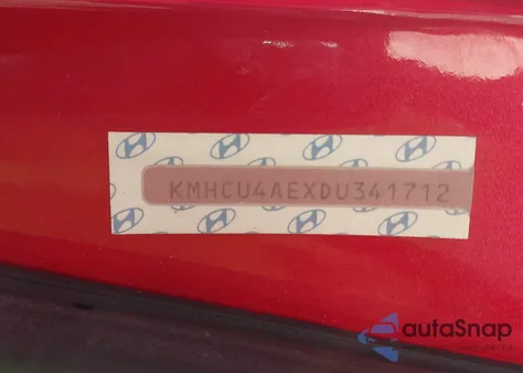 2013 Hyundai Accent Gls z USA, uszkodzony, nr VIN KMHCU4AEXDU341712